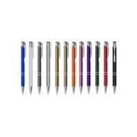 Caneta metálica Personalizada | Caneta metálica com carga esferográfica azul 1.0mm e acionamento por clique. - JBX BRINDES