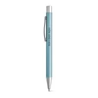 A Caneta Esferográfica em Alumínio combina elegância e funcionalidade, sendo ideal para uso diário ou como brinde corporativo sofisticado. Com acabamento mate e clipe metálico, oferece estilo moderno e resistência. Sua escrita em preto tem autonomia de até 1,5 km, garantindo durabilidade e praticidade. Compacta e leve, é perfeita para personalização com o logo da sua empresa, tornando-se um presente útil e memorável.  Dimensões:  ø10 x 137 mm