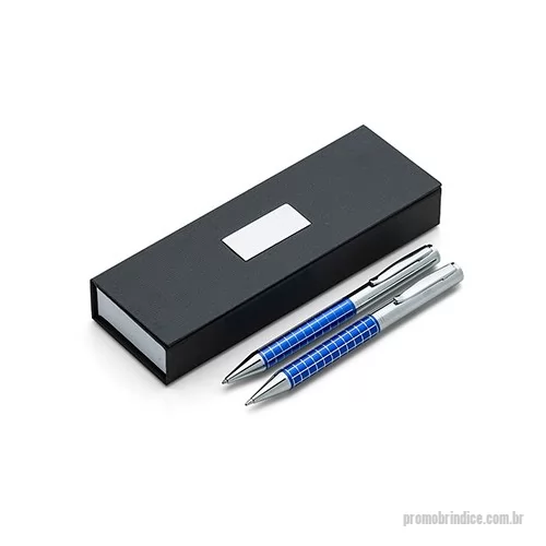 Caneta personalizada - Kit Canetas Personalizadas, Elegante e funcional, o kit canetas personalizadas é composto por 1 caneta em metal e uma lapiseira de alta qualidade. Perfeito para distribuir em eventos corporativos e feiras institucionais, o kit canetas personalizadas 
