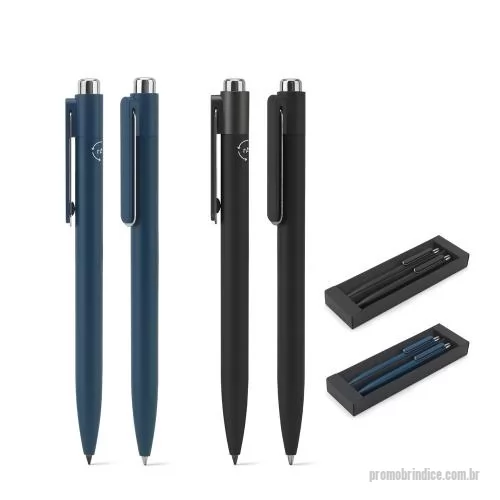 Caneta personalizada - Caneta Personalizada 51980 com sua logomarca. 20 anos ajudando a cotar Brindes Promocionais com várias empresas num único clique. Conjunto composto por uma esferográfica e uma caneta sem tinta, ambas em alumínio 94% reciclado. A esferográfica tem escrita em azul at&eacute, 1’5 km e a caneta sem tinta permite um uso prolongado sem a necessidade de apontar. Um conjunto que proporConjunto composto por uma esferográfica e uma caneta sem tinta, ambas em alumínio 94% reciclado. A esferográfica tem escrita em azul at&eacute, 1’5 km e a caneta sem tinta permite um uso prolongado sem a necessidade de apontar. Um conjunto que proporCaneta Personalizada, 179282, Lara Brindes. Clique e Cote no Portal PromoBríndice!