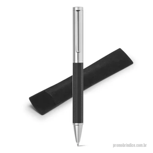 Caneta personalizada - Caneta esferográfica tinta preta