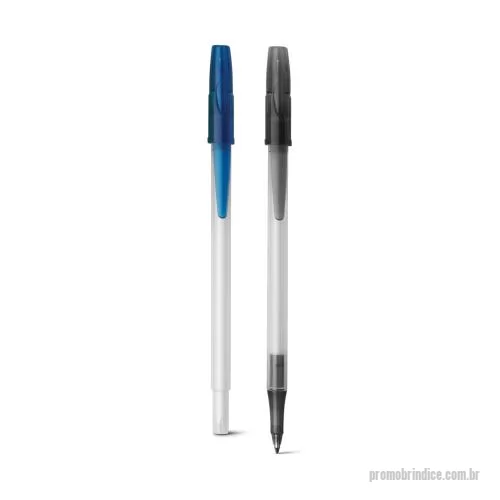 Caneta plástica personalizada - Esferográfica em PP
