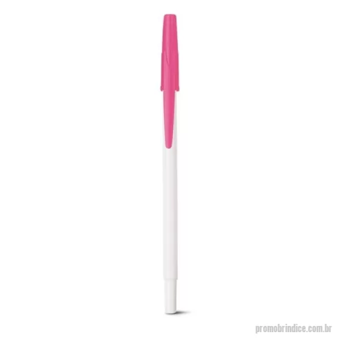Caneta plástica personalizada - Caneta Esferográfica em PP com acabamento brilhante. Até 1,5 km de escrita. Produto certificado de acordo com a portaria Inmetro nº423 de 8/out/2021. ø8 x 151 mm