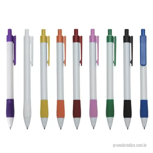 Caneta plástica personalizada -  Caneta Plástica