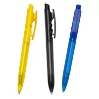 Com corpo translúcido e boa variedade de cores, a caneta plástica barata para brindes é um ótimo brinde para eventos, feiras e ações promocionais. Com amplo espaço para personalização e impressão de logomarca, a caneta plástica barata para brinde pos