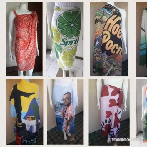 Canga personalizada - Somos fabricantes de cangas personalizadas em seda,algodão,musseline em diversos tamanhos ,possuimos fino acabamento para grifes sofisticadas.