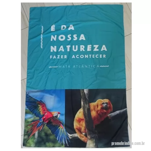 Canga personalizada - Canga Ecológica em Microfibra PET reciclado, impressão em sublimação total em um dos lados.