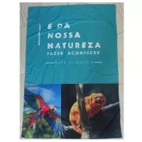 Canga Ecológica em Microfibra PET reciclado, impressão em sublimação total em um dos lados.