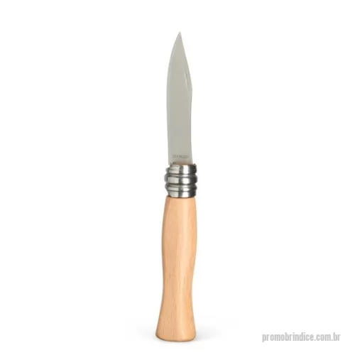 Canivete personalizado - Canivete de madeira com lâmina de aço inoxidável de 2,75 polegadas.