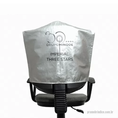 Capa para cadeira personalizada - Capa de Cadeira de Courvin - Capa de cadeira feita em courvin prata.