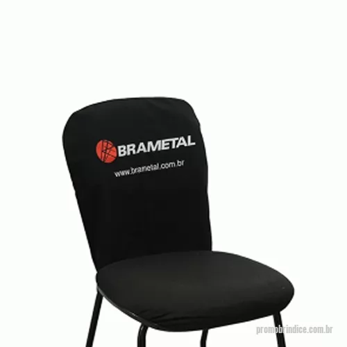 Capa para cadeira personalizada - Capa para encosto de cadeira feita em tactel, microfibra ou oxford com costura e barra interna.