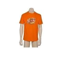 Camiseta Modelo Gola Careca Masculina / Unissex produzida em meia malha 100% algodão disponível em cores, fio 30/1 super penteado e gramatura 160, disponível nos tamanhos P, M, G e GG, com 01 logotipo estampado em silk a 1 cor em área de até 10,0 cm x 10,0 cm, embalado em saco plástico individual lacrado e em caixa múltipla de papelão. 