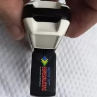 Carimbo de bolso, ideal para area da saude. Automatico,