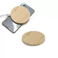 Carregador por Indução em Bambu Personalizado
