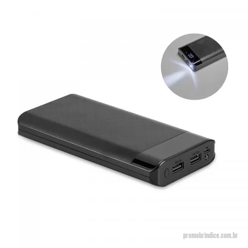 Carregador portátil USB personalizado - Carregador Portátil Power Bank 16000mAh Personalizado
