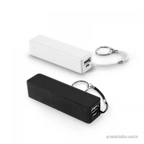 Carregador portátil USB personalizado - Carregador Portátil 1000mAh Personalizado