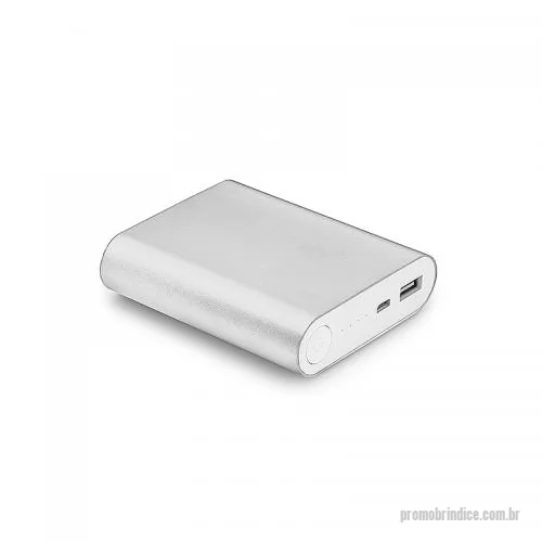 Carregador portátil USB personalizado - Carregador Portátil Power Bank 8000mAh Personalizado