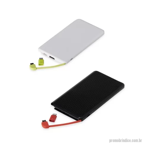 Carregador portátil USB personalizado - Carregador Portátil Power Bank 5.000mah Personalizado