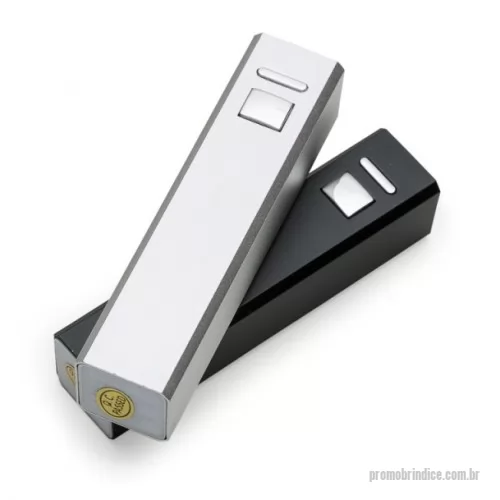 Carregador portátil USB personalizado - Carregador Power Bank com gravação a Laser