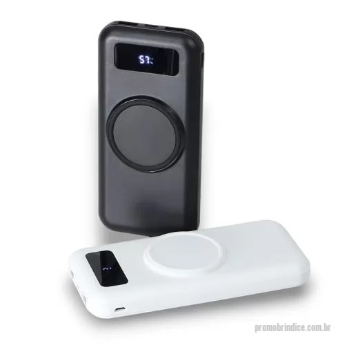 Carregador Wireless personalizado - Carregador por Indução 10000mAh Personalizado