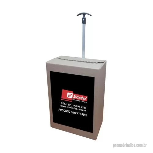 Carrinhos para feiras e eventos personalizados - Carrinhos Econômico para feiras e eventos em papelão ondulado, linha Pardo - Kraft. com Adesivo autocolante .