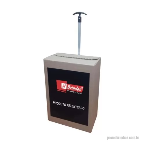 Carrinhos para feiras e eventos personalizados - Carrinhos ECONOMICOS para feiras e eventos em papelão ondulado-PARDO.com haste Unica em aluminio.