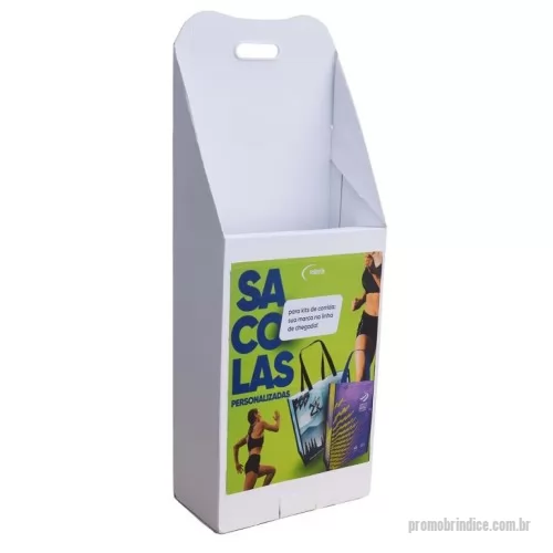 Carrinhos para feiras e eventos personalizados - Carrinho Modelo ECÔNOMICO, para feiras e eventos em Papelão Micro ondulado  - Modelo C5 Vira Caixa/ Or ganizer ,  com adesivo autocolante em PVC e  Impressão Digitla UV. ( Linha Branca / Branco).