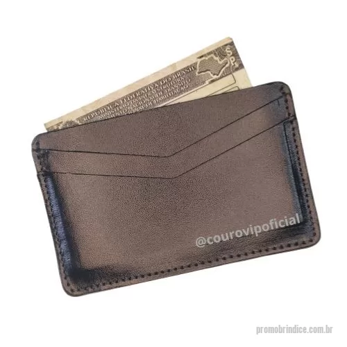 Carteira personalizada - CARTEIRA SLIM EM COURO PERSONALIZADO  