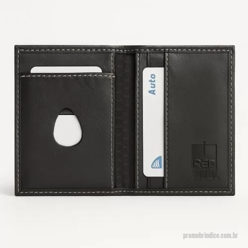 Carteira personalizada - Carteira Porta Cartões de visita e de credito confeccionado em couro.