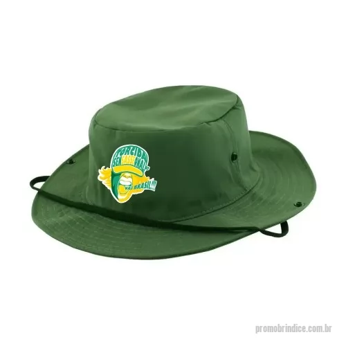 Chapéu Australiano personalizado - Chapeu Australiano em Brim com Cordão e botões de Pressão na Aba. Personalizações  bordadas em silk ou DTF. Somos especializados na fabricação desse produto em grandes quantidades e prazos apertados.