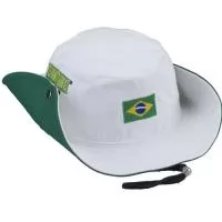 chapéu modelo australiano tecido brim ou microfibra com logotipo silkscreen ou bordado