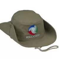 chapéu modelo australiano tecido brim ou microfibra com logotipo silkscreen ou bordado