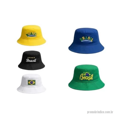Chapéu Bucket personalizado - Chapéu Modelo BUCKET ( cata ovo ) produzido tecido de Brim 100% algodão leve ou pesado ( disponível em cores ou com a combinação destas )- todo forrado em TNT- logotipo estampado em silk em cores ou bodado em cores na área frontal- na aba com 5 costuras circulares. ( tipo de estampa assim como em tipo de brim é opcional ).