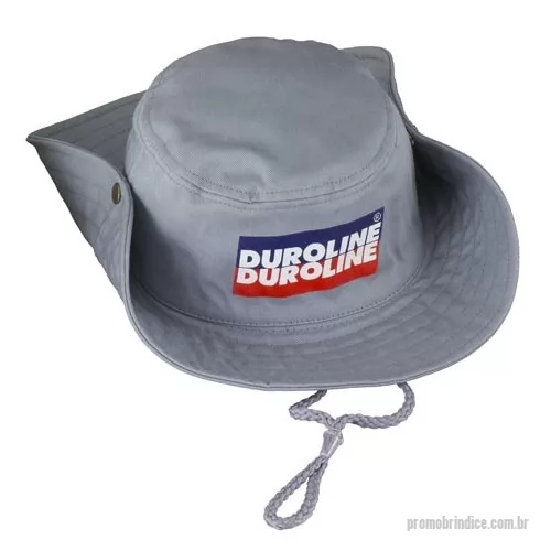 Chapéu personalizado - Chapéu modelo australiano em tecido brim e cordão  com logotipo silcado ou bordado