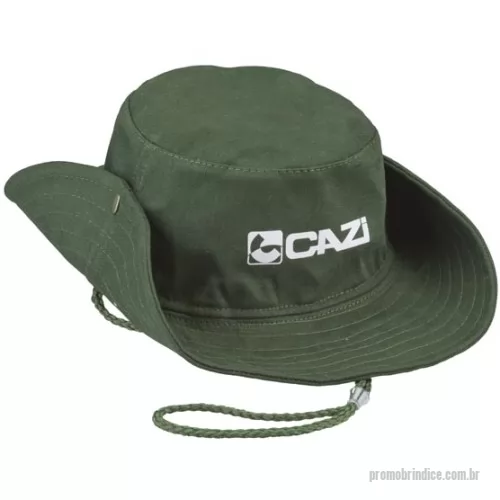 Chapéu personalizado - Chapéu modelo australiano tecido brim com logotipo silkscreen ou bordado