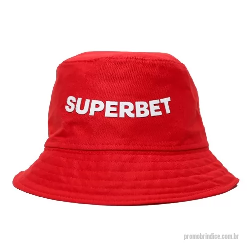 Chapéu personalizado - chapéu modelo bucket em tecido brim com logotipo silk relevo