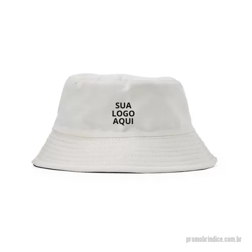 Chapéu personalizado - Adicione estilo e proteção ao cotidiano com o Chapéu Bucket personalizado! Ideal para divulgar sua marca ou presentear com exclusividade, esse acessório une funcionalidade e moda. Personalize com o logo ou design de sua empresa, criando um brinde único que reforça sua identidade corporativa. Feito com materiais de alta qualidade, oferece conforto e durabilidade, sendo perfeito para eventos ao ar livre, ações promocionais ou como um presente criativo. Surpreenda clientes e colaboradores com um item versátil e cheio de personalidade. Destaca sua marca com elegância e um toque moderno!