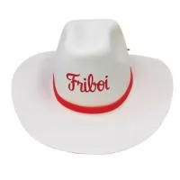 Chapéu Cowboy em E.V.A. 1 cor de impressão silk acabamento fita em E.V.A.