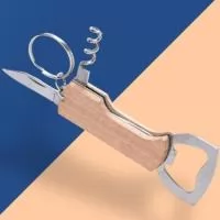 Chaveiro com abridor de garrafa
