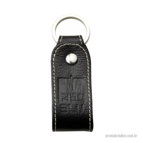 Chaveiro de couro ou sintético personalizado - Chaveiro em Couro com argola.