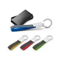 Chaveiro de Couro Colorido Personalizado