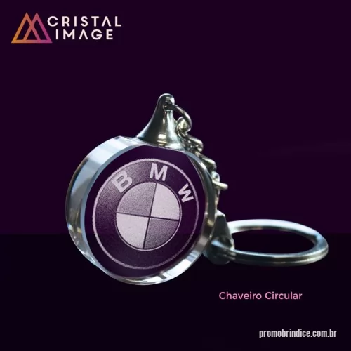 Chaveiro de cristal personalizado - Chaveiro Cristal com gravação laser interna