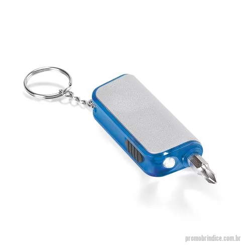 Chaveiro ferramenta personalizado - Chaveiro com lanterna LED e ferramenta