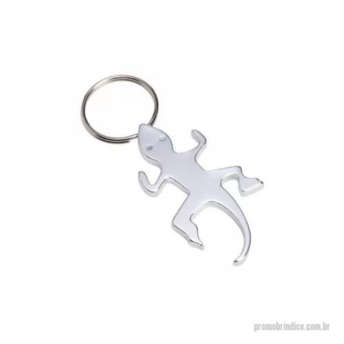 Chaveiro metálico personalizado - Chaveiro abridor metálico.