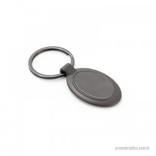Chaveiro metálico personalizado - Chaveiro em metal. Fornecido em caixa presente.