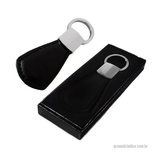 Chaveiro metálico personalizado - Chaveiro Metal com Detalhe em Sintético