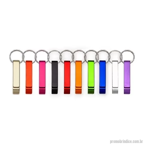 Chaveiro metálico personalizado - Chaveiro Abridor Metal Multifunções