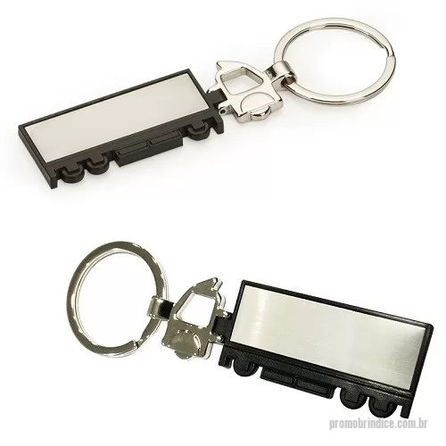 Chaveiro metálico personalizado - Chaveiro Metal Caminhão
