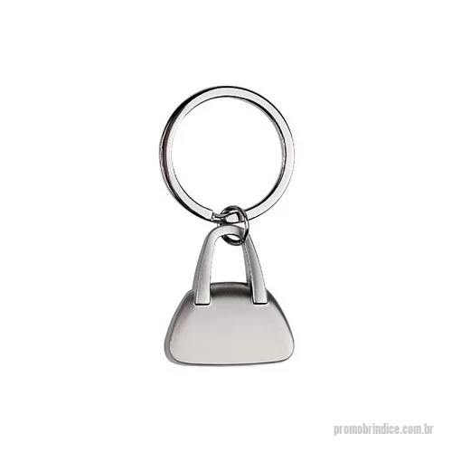 Chaveiro metálico personalizado - Chaveiro Metal Bolsa
