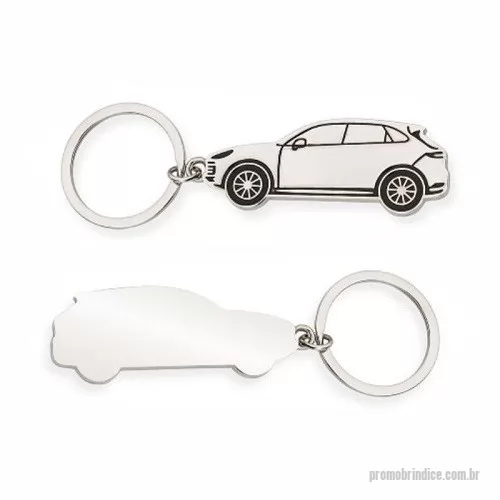 Chaveiro metálico personalizado - Chaveiro Metal Carro
